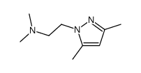 1H-Pyrazole-1-ethanamine,N,N,3,5-tetramethyl-(9CI)结构式