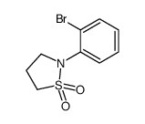 2-(2-Bromophenyl)isothiazolidine 1,1-dioxide Structure