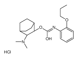 [(2S,3S)-2-(dimethylamino)-3-bicyclo[2.2.2]octanyl] N-(2-propoxyphenyl)carbamate,hydrochloride Structure