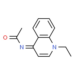 Acetamide, N-(1-ethyl-4(1H)-quinolinylidene)- (9CI) Structure