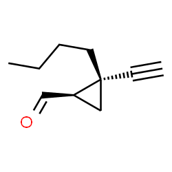 Cyclopropanecarboxaldehyde, 2-butyl-2-ethynyl-, trans- (9CI) picture
