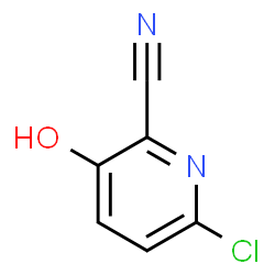 6-氯-3-羟基吡啶甲腈结构式