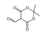 2,2-dimethyl-4,6-dioxo-1,3-dioxane-5-carbaldehyde structure