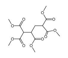 butane-1,1,2,4,4-pentacarboxylic acid pentamethyl ester Structure