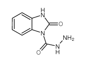 (9ci)-2,3-二氢-2-氧代-1H-苯并咪唑-1-羧酸肼结构式