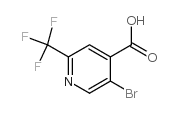 5-Bromo-2-(trifluoromethyl)isonicotinic acid Structure