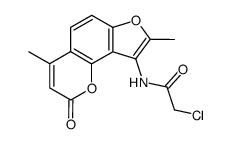 4,5'-Dimethyl-4'-chloroactamidoangelicin结构式