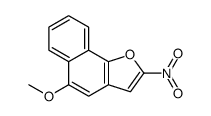 2-NITRO-5-METHOXYNAPHTHO(1,2-B)FURAN结构式