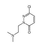 6-chloro-2-[2-(dimethylamino)ethyl]pyridazin-3-one Structure