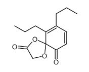 6,7-dipropyl-1,4-dioxaspiro[4.5]deca-6,8-diene-3,10-dione Structure