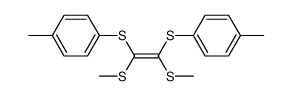 (Z)-1,2-bis(methylthio)-1,2-bis(p-tolylthio)ethene结构式
