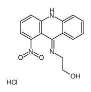 2-[(1-nitroacridin-9-yl)amino]ethanol,hydrochloride Structure