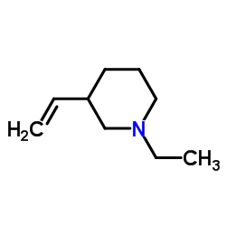 Piperidine, 3-ethenyl-1-ethyl- (9CI) structure