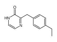 2(1H)-Pyrazinone,3-[(4-ethylphenyl)methyl]-(9CI) structure