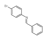 Benzylidene-p-bromoaniline Structure