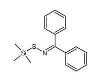 S-trimethylsilyl benzophenone thiooxime Structure