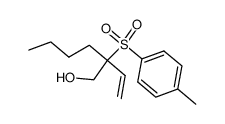 2-tosyl-2-vinylhexan-1-ol Structure