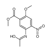 methyl 5-(acetylamino)-2-methoxy-4-nitrobenzoate Structure