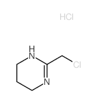 2-(chloromethyl)-1,4,5,6-tetrahydropyrimidine structure