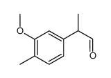 2-(3-methoxy-4-methylphenyl)propanal Structure