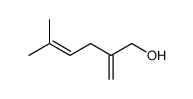 5-methyl-2-methylidenehex-4-en-1-ol Structure