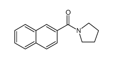 NAPHTHALEN-2-YL(PYRROLIDIN-1-YL)METHANONE Structure