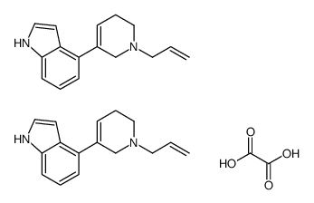 4-(1-(2-Propenyl)-1,2,5,6-tetrahydropyridin-3-yl)-1H-indole oxalate (2 :1) structure