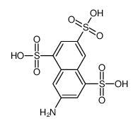 7-aminonaphthalene-1,3,5-trisulphonic acid, sodium salt structure