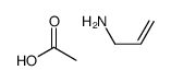 acetic acid,prop-2-en-1-amine Structure