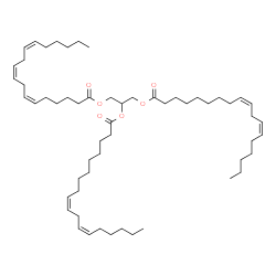 1,2-Dilinoleoyl-3-γ-Linolenoyl-rac-glycerol结构式