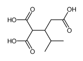 2-isopropyl-propane-1,1,3-tricarboxylic acid结构式