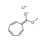 Lithium-8-methoxyheptafulven-8-olat Structure