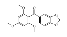 benzo[1,3]dioxol-5-yl-(2,4,6-trimethoxy-phenyl)-ketone Structure