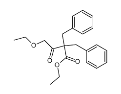 4-ethoxy-2,2-dibenzyl-acetoacetic acid ethyl ester Structure