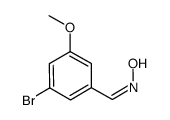 3-bromo-5-methoxy-benzaldehyde oxime Structure