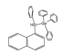 (S)-naphthalen-1-yl(phenyl)(triphenylgermyl)silane结构式