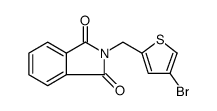 2-((4-BROMOTHIOPHEN-2-YL)METHYL)ISOINDOLINE-1,3-DIONE structure