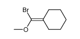 (bromomethoxymethylene)cyclohexane Structure