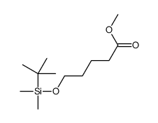 5-[[(1,1-dimethylethyl)dimethylsilyl]oxy]-Pentanoicacidmethylester结构式