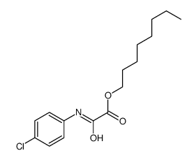octyl 2-(4-chloroanilino)-2-oxoacetate结构式