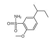 5-butan-2-yl-2-methoxybenzenesulfonamide结构式