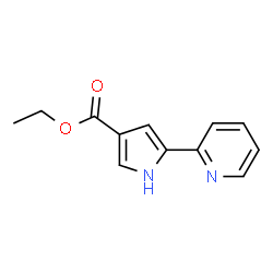 Ethyl 5-(2-Pyridyl)-1H-pyrrole-3-carboxylate Structure
