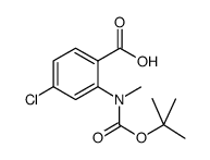 ANTHRANILICACID,N-BOC-N-METHYL-4-CHLORO Structure