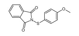 2-(4-methoxyphenyl)sulfanylisoindole-1,3-dione结构式