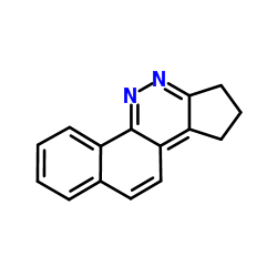 8,9-Dihydro-7H-benzo[h]cyclopenta[c]cinnoline结构式
