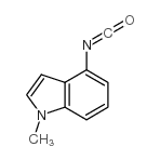 4-ISOCYANATO-1-METHYL-1H-INDOLE structure