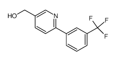 (6-[3-(TRIFLUOROMETHYL)PHENYL]PYRIDIN-3-YL)METHANOL Structure