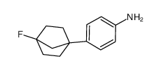 4-(4-fluoro-1-bicyclo[2.2.1]heptanyl)aniline Structure