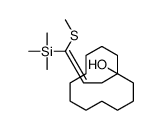 1-(3-methylsulfanyl-3-trimethylsilylprop-2-enyl)cyclododecan-1-ol结构式