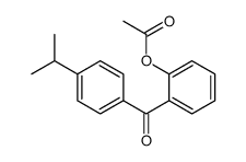 2-ACETOXY-4'-ISOPROPYLBENZOPHENONE结构式